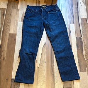 Lucky Brand Women's Dark Blue Sweet N Straight Leg Jeans